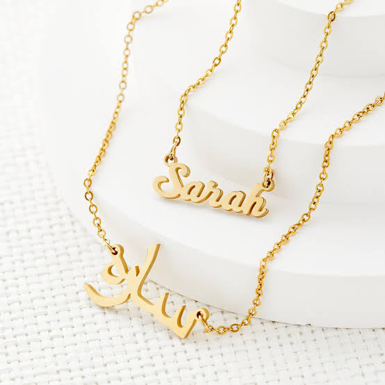 personalized non tarnish Necklaces